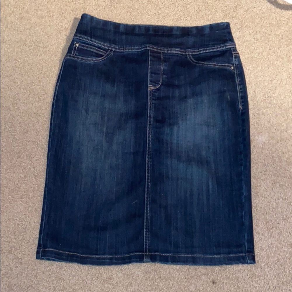 Christopher & Banks Size 4 Jean Skirt